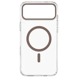 Transparent Color Ring MagSafe maska za iPhone 17 Pro – Zlatna