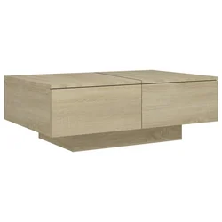 Stolić za kavu boja hrasta sonome 90x60x31 cm konstruirano drvo