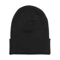 Extended Beanie Hat Black
