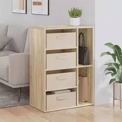 Kreveta s ladicama Sonoma hrast 60 x 33,5 x 84 cm