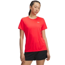Under Armour TECH SSC - SOLID, ženska majica za fitnes, crvena 1384231