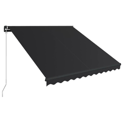 Tenda na ručno uvlačenje 350 x 250 cm antracit