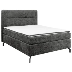 Esposa BOXSPRING POSTELJA 140 cm  x 200 cm , tekstil antracit