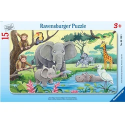 Ravensburger Slagalica Bebe životinje u Africi, 15 delova