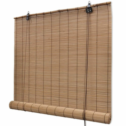 Rolete od bambusa 2 kom 80 x 160 cm smeđe