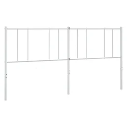 vidaXL vidaXL Kovinsko vzglavje belo 193 cm, (20788573)