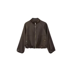 s.Oliver BLACK LABEL Prehodna jakna temno rjava