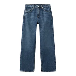 MANGO Kavbojke RIVER moder denim
