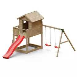 Drveno dječje igralište - Set Galaxy S s dvije ljuljačke