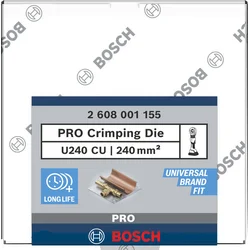 Vrezilo za stiskanje PRO, U240 CU, 240 mm2, baker
