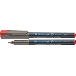 SCHNEIDER Marker OHP 220 S 0,4 mm, rdeča, 10 kosov