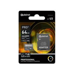 MSD Platinet PMMSDX64UIII 64gb class 10 + adapter