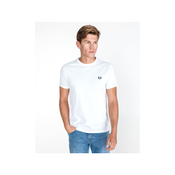 Fred Perry Ringer Majica 384236 Bela