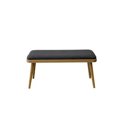 Hanah Home Klupa Vina Mini 1053, 90x46x33 cm, Antracit