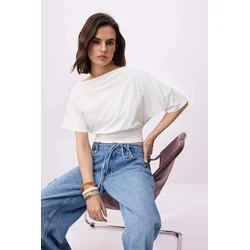 Trendyol Milla Ženska bluza, Krem