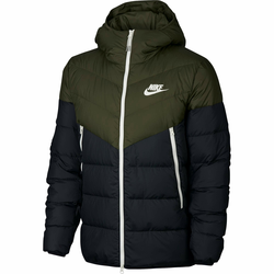 NIKE muška jakna Down Fill Windrunner, zelena, M