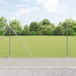 Zavareno žičano ogradno mreža s betonskom podlogom 25 x 1,6 m