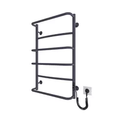 Kupatilski merdevinski radijator LUX 105W/230V 81x52 cm nerđajući čelik/antracit, desni