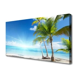 tulup.si Slika na platnu Palm tree morje landscape 120x60 cm