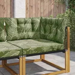 Jastuk za vanjsku sofU 3 pcs Dizajn lista Poliester