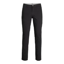 JACK & JONES Chino hlače MARCO DAVE, črna