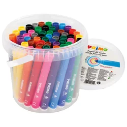 Flomaster školski  60boja (12bojax5kom) u pp kantici primo jumbo cmp.621bpj60