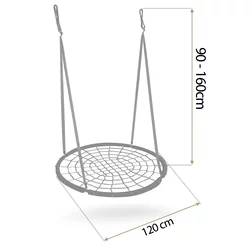 Gugalnica ptičje gnezdo Neo-Sport NS-104 120 cm