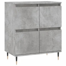 Komoda siva boja betona 60x35x70 cm od konstruiranog drva