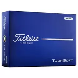 Golf žogice Titleist Tour Soft White Basic