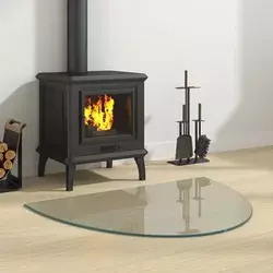 Staklena ploča za kamin *Transparent*an 800 x 600 mm Stakl