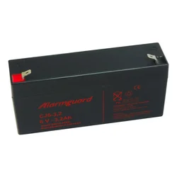 Alarmguard Backup Battery 6V, 3.2Ah, 48A
