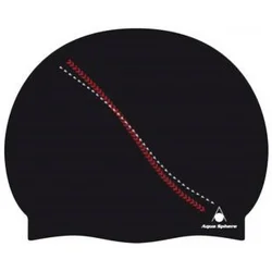 Aqua sphere dakota cap black/red
