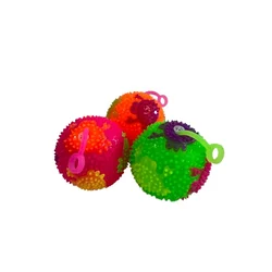 Loptica jojo flashing spinky ball