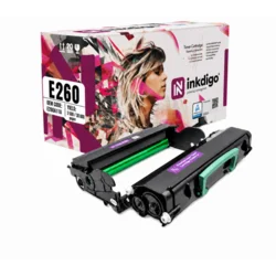 Inkdigo bęben+toner E260A11E / E260X22G kompatybilny z Lexmark E260 E360DN Certyfikat TÜV