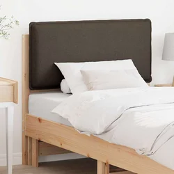 Tapecirani uzglavlje Prirodna i svijetlo siva 80 cm