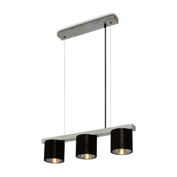 Briloner - Luster na sajli LURI 3xE14/25W/230V od kaučukovog drveta