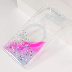 Maska Magsafe Sparkly za Samsung S23 Plus/ S916B Tip7, Ciklama