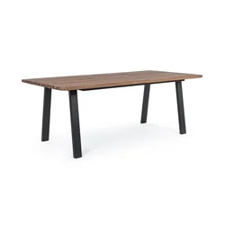 MIZA OSLO ANTRACIT-NATUR 200x100cm