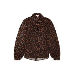 GARCIA Bluza karamel/čokolada/temno rjava