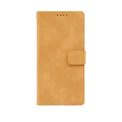 Futrola Leather Lux Flip za Samsung S25 Ultra, Bež
