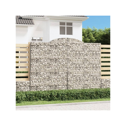 Lučne gabionske košare 12kom 300x50x220/240cm pocinčano željezo