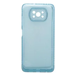 Maska za telefon TRANSPARENT COLOR za Xiaomi Poco X3, Plava
