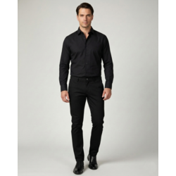 Elit Fashion Muška košulja, Regular fit, Crna