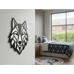 Wallity Dekorativna uramljena slika, 55x68cm, Crna