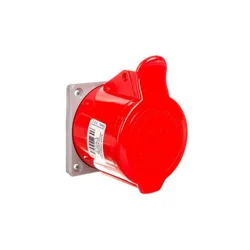 shumee Izolacijska vtičnica 5P 32A 400V rdeča IP44 157