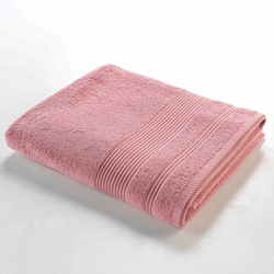 Ružičasti pamučni ručnik od frotira 90x150 cm Tendresse – douceur dintérieur