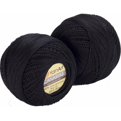 Yarn Art Canarias 9999 Black Kvačkanje preje
