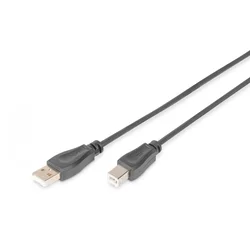 USB 2.0 connection cable, type A - B M/M, 3.0m, USB 2.0 conform,