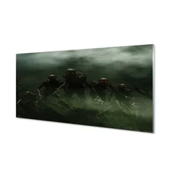 tulup.si Steklena slika Zombie oblaki 100x50 cm 4 obešalnika