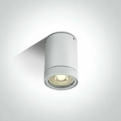 STROPNA SVJETILJKA 1×GU10/35W/230V/6.5x9.5cm/IP54 BIJELA